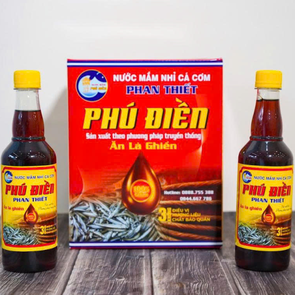 Nước mắm cá cơm Phú Điền (20% độ đạm)